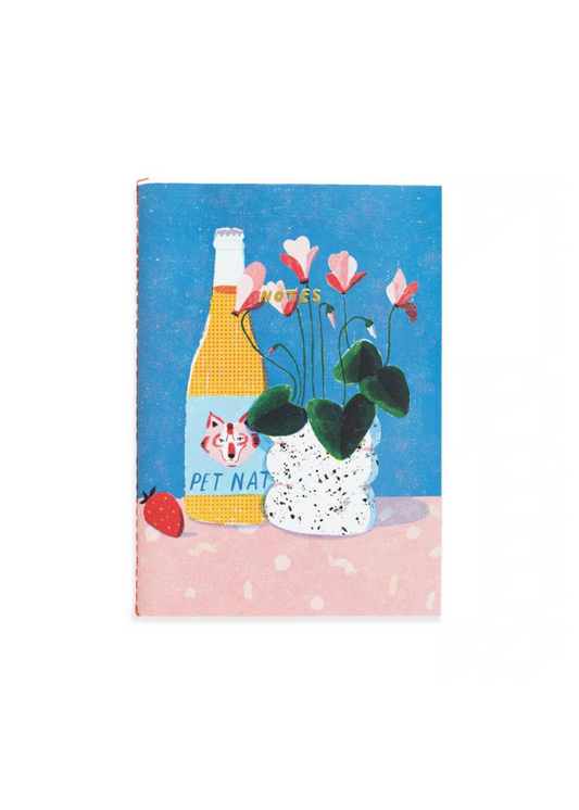 Cyclamen Canvas Notebook