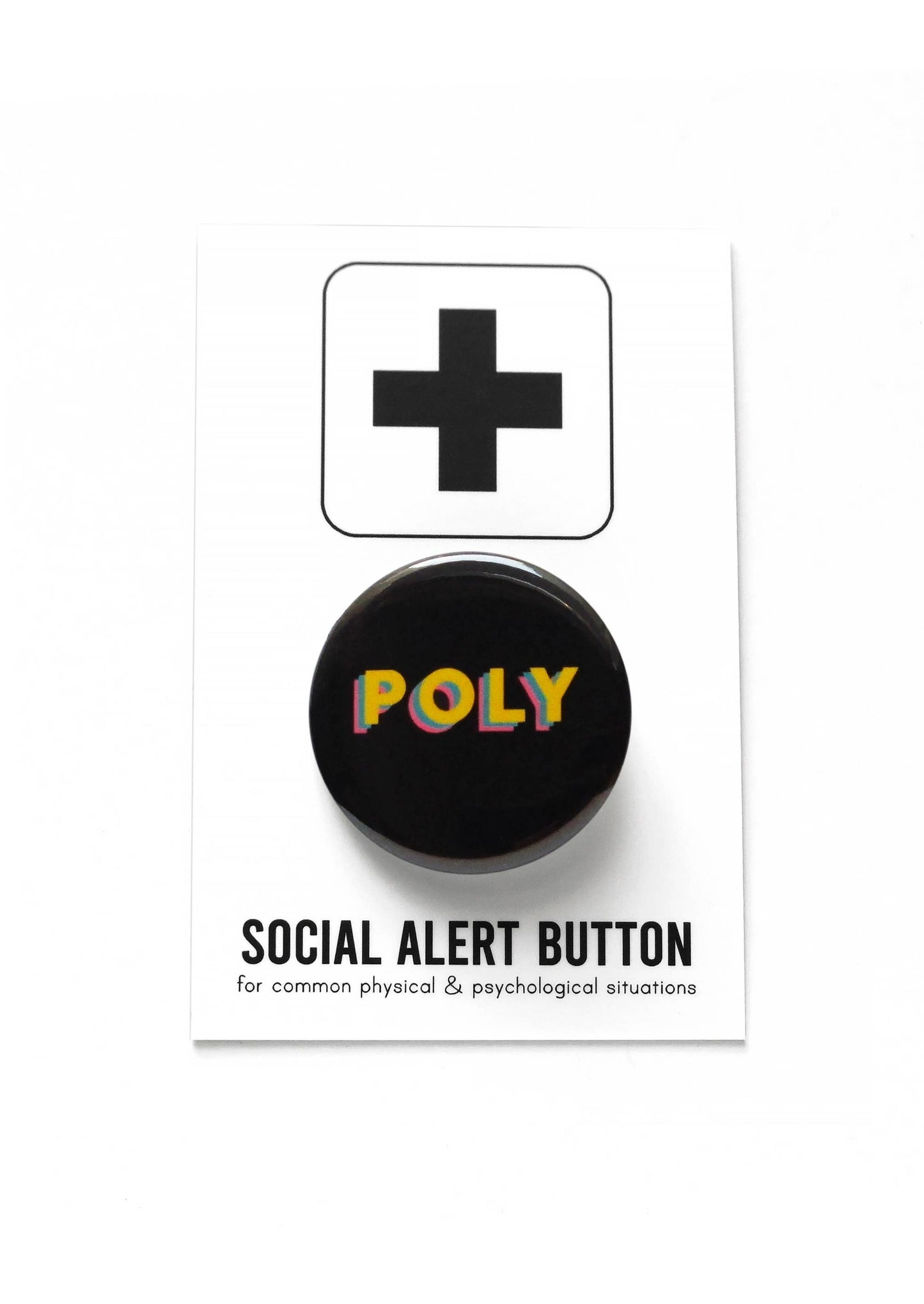Poly Pinback Button
