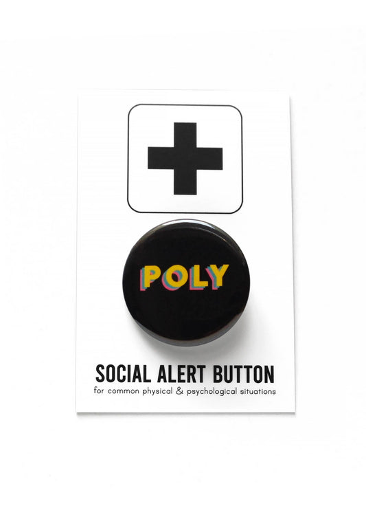 Poly Pinback Button