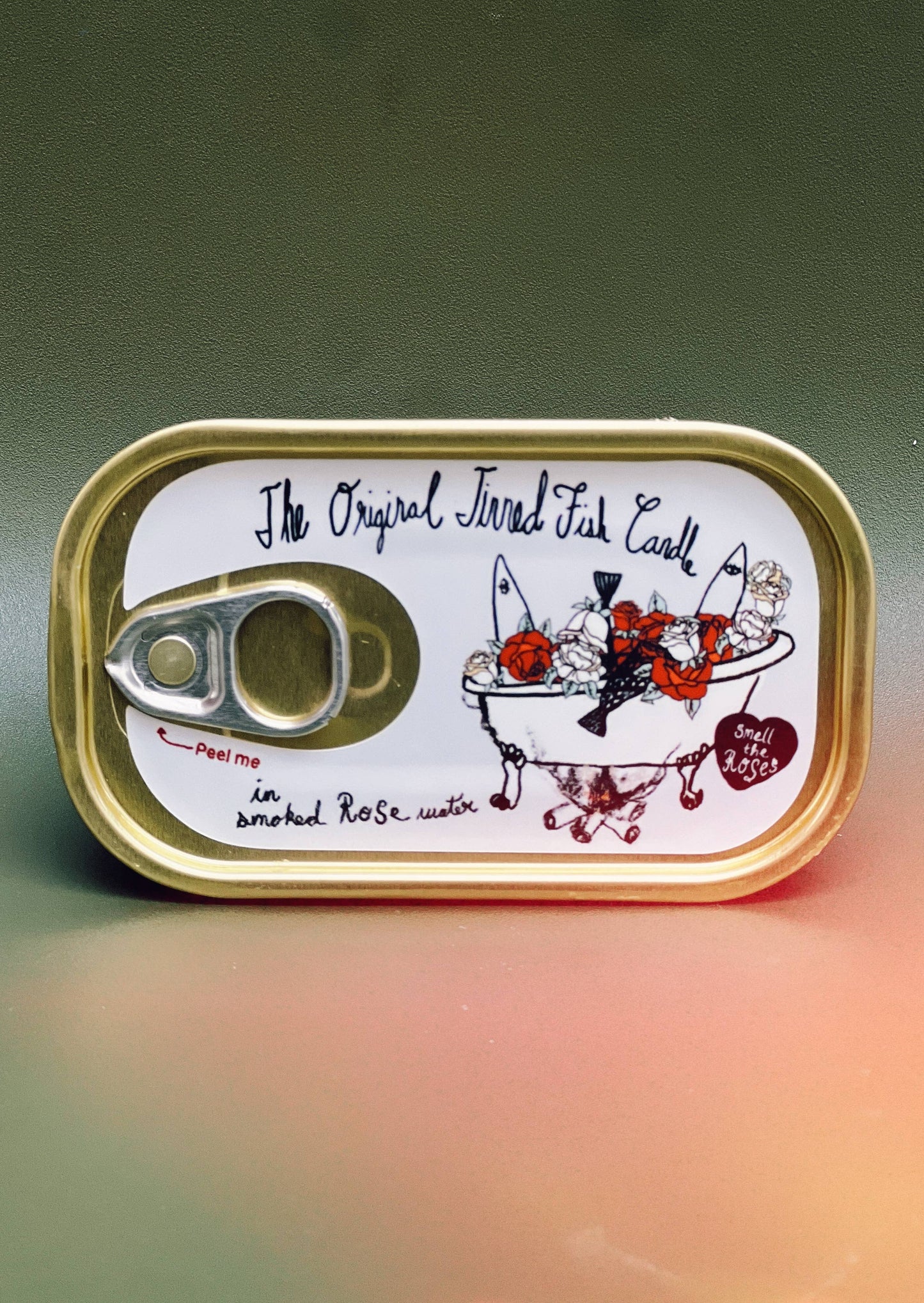 Tinned Fish Candle | Sardines in Smoked Rose Water