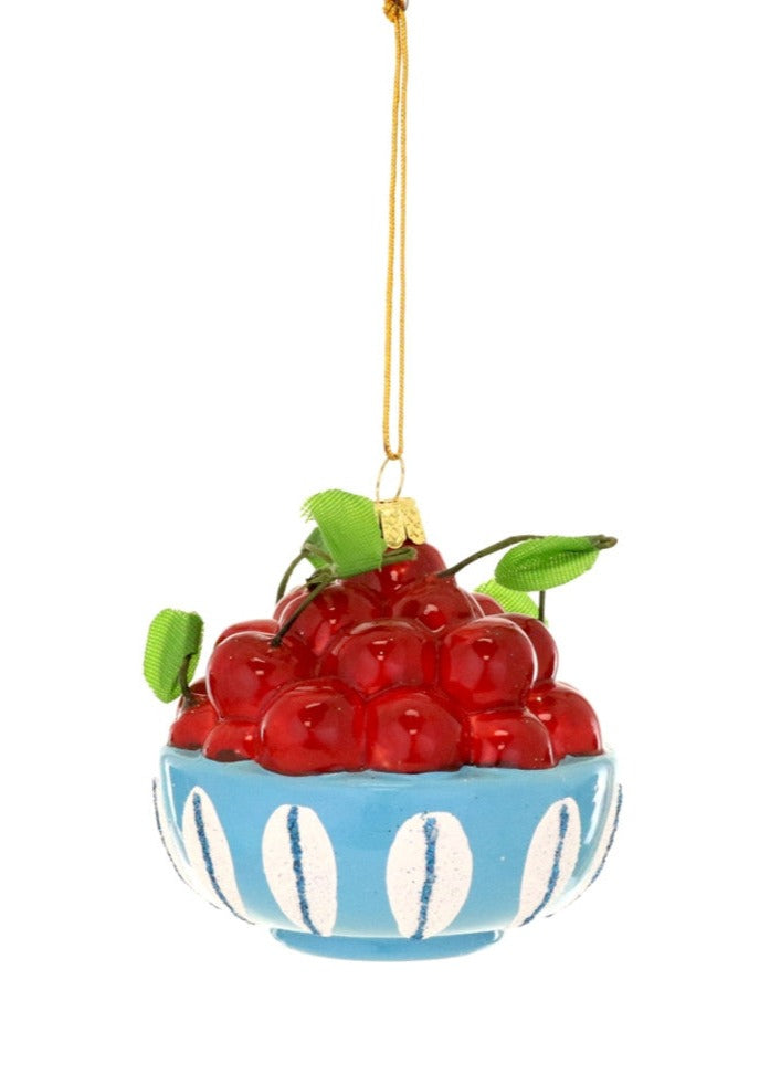 Bowl of Cherries Ornament