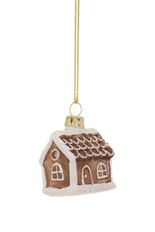 Tiny Gingerbread House Ornament