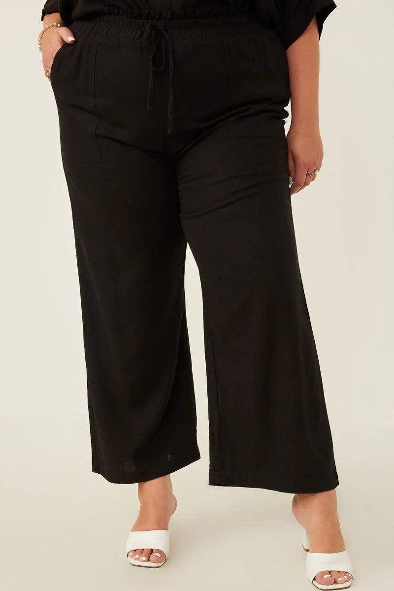 Black Wide Leg Pants | Extended