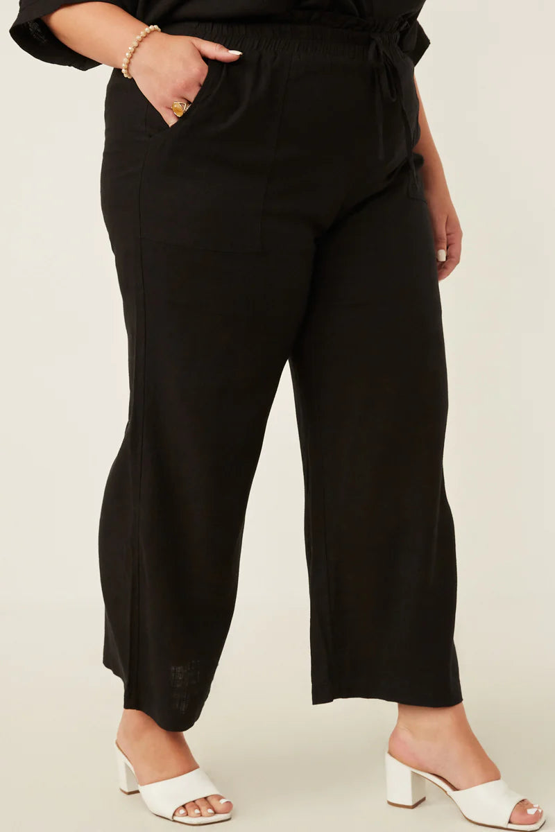 Black Wide Leg Pants | Extended