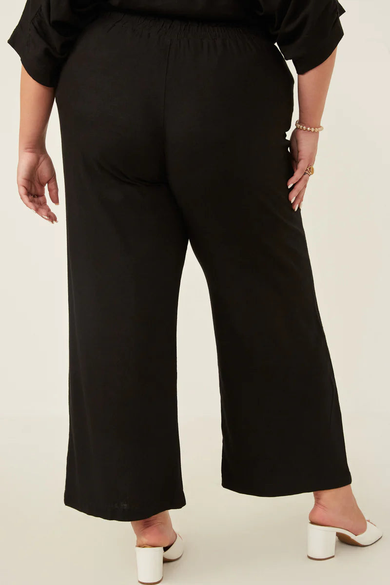 Black Wide Leg Pants | Extended