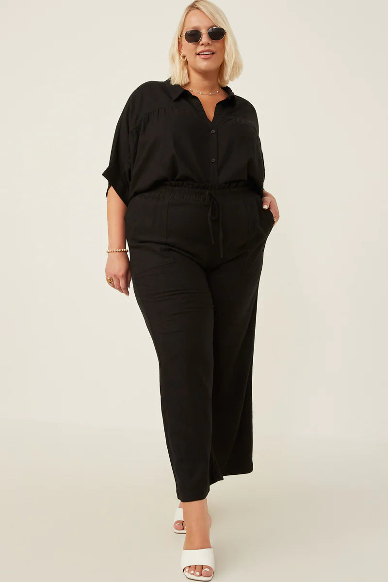 Black Wide Leg Pants | Extended