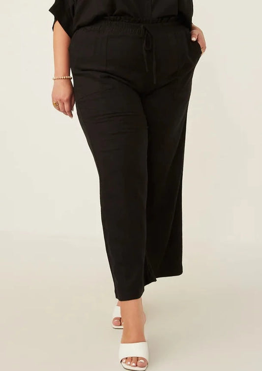 Black Wide Leg Pants | Extended