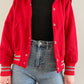 Vintage Red Varsity Jacket
