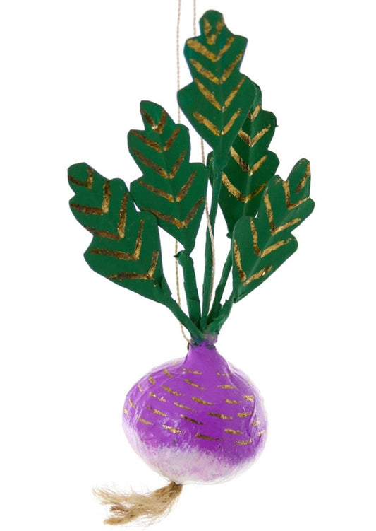 Golden Beet Ornament