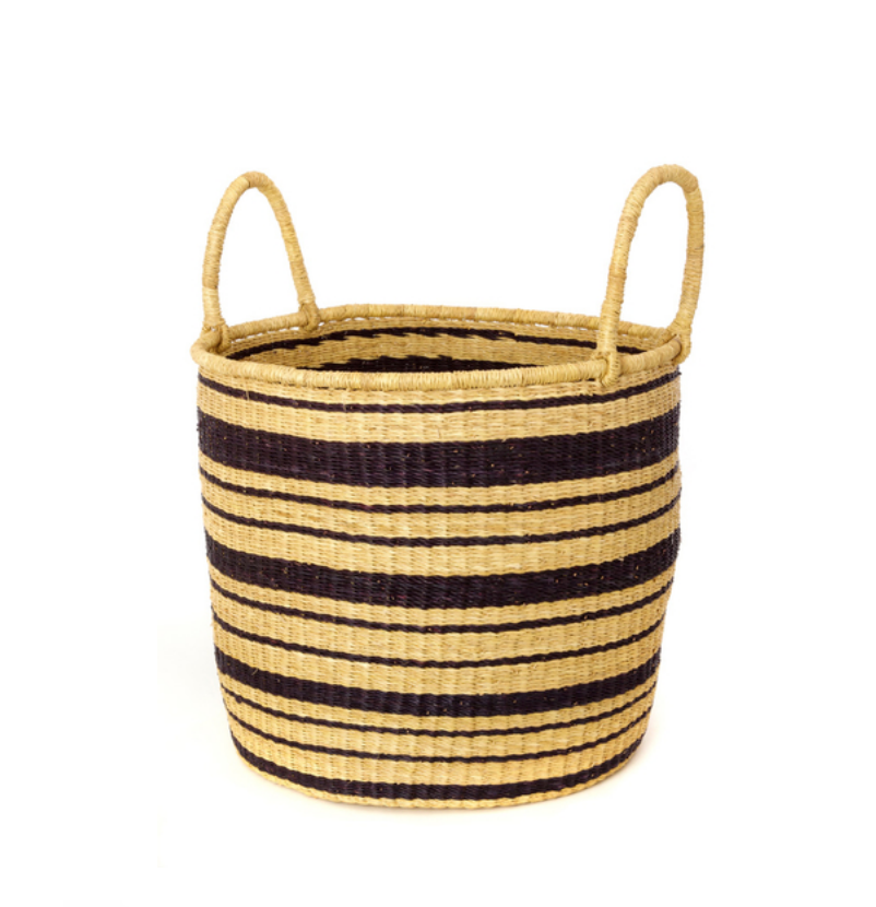 Striped Hamper Baskets