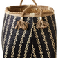 Wicker Basket with Rope Handles