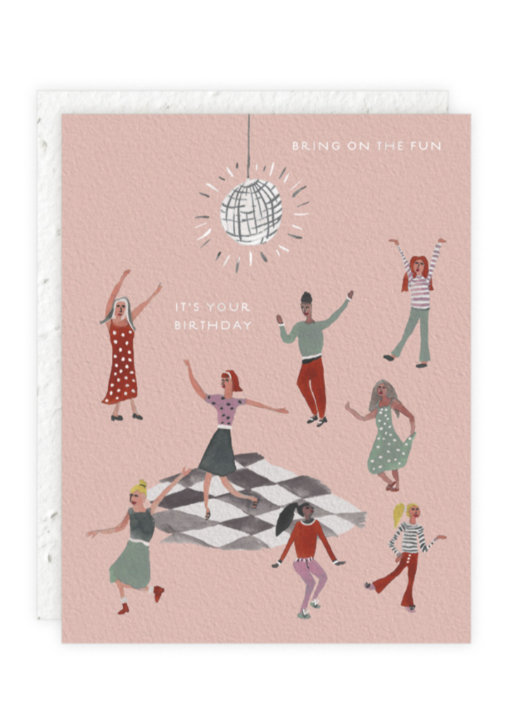 Disco Dance Birthday Card