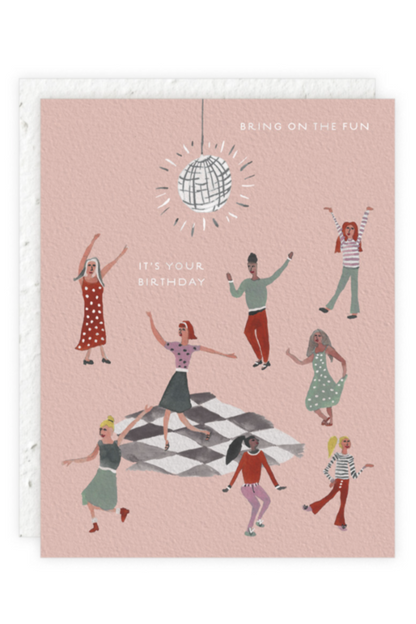 Disco Dance Birthday Card
