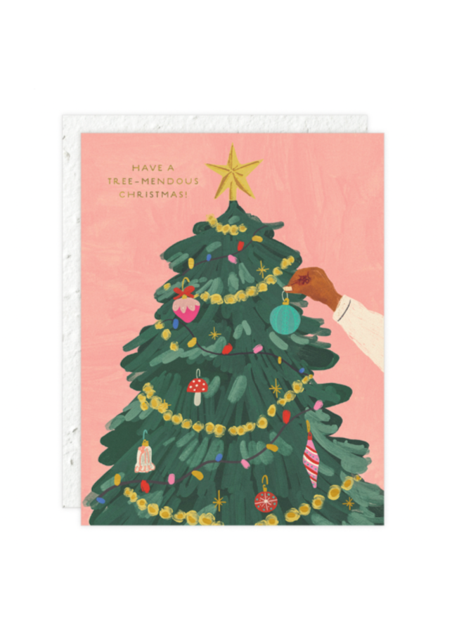 Christmas Tree Hanging Card