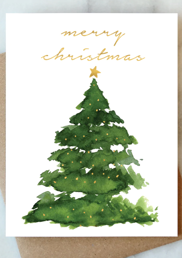 Merry Christmas Tree Card