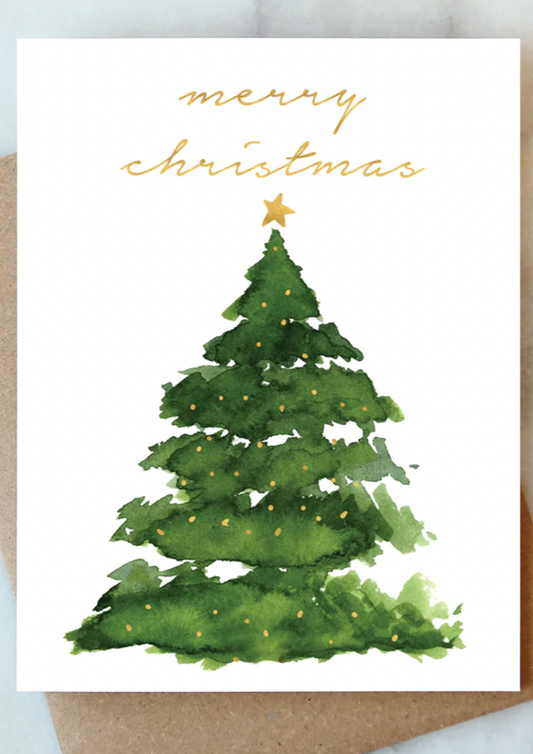 Merry Christmas Tree Card