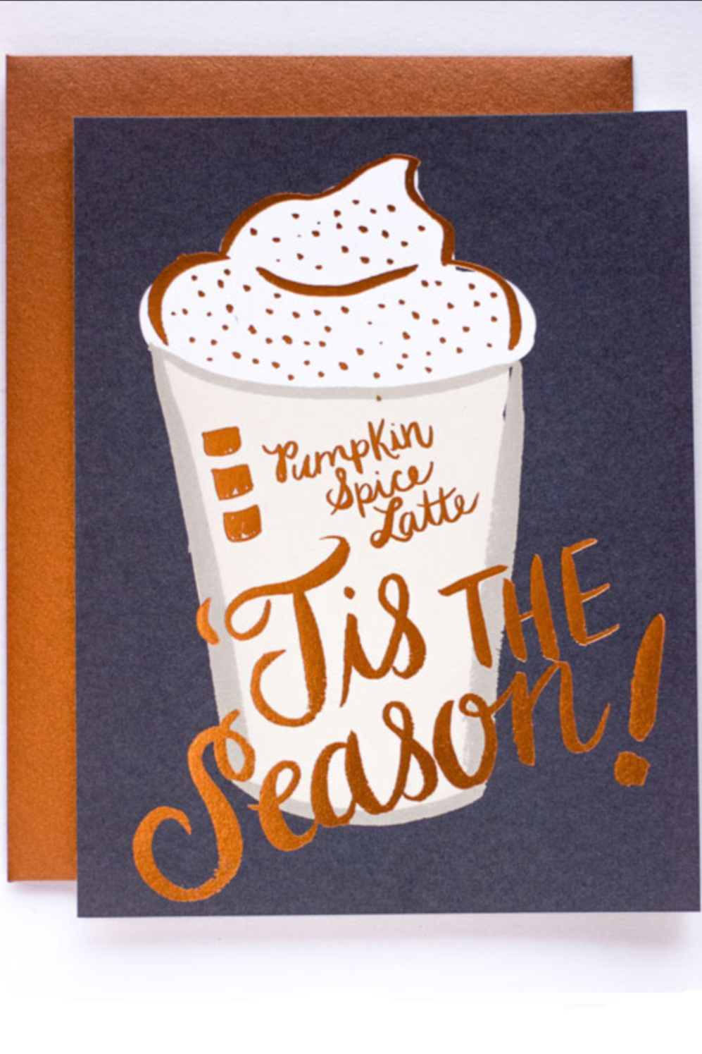 Pumpkin Spice Latte Card