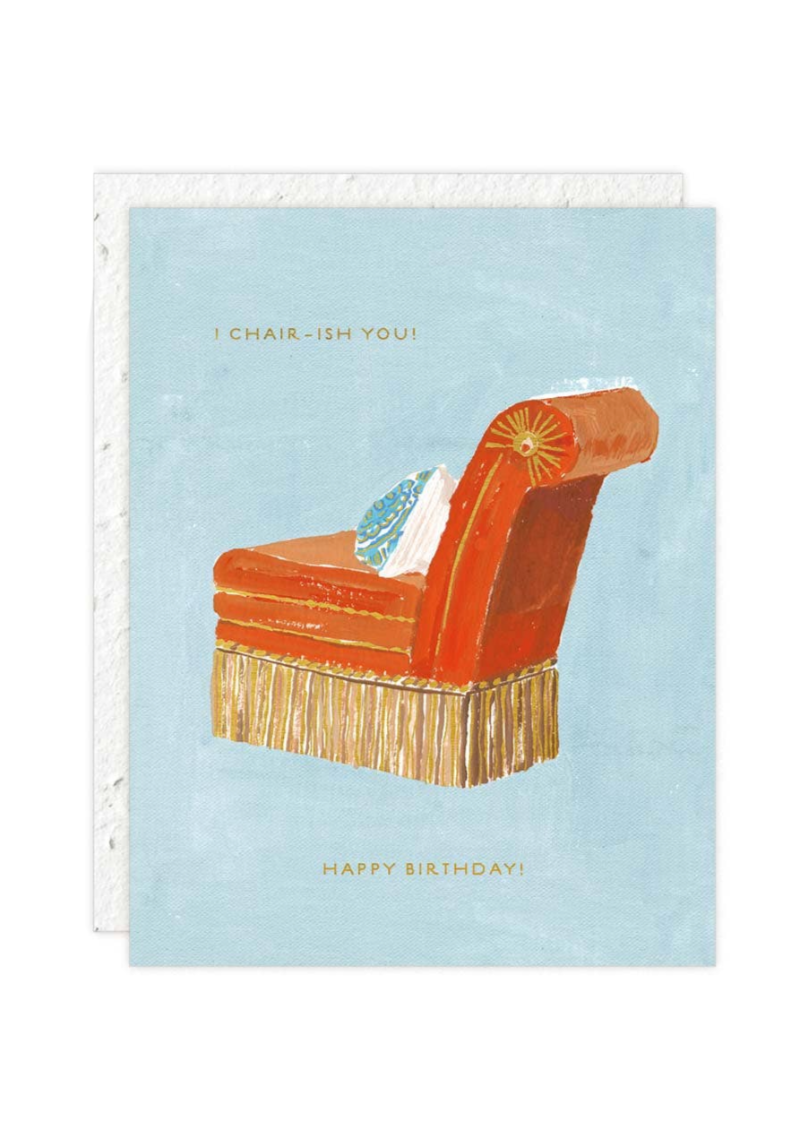 Chair-ish Birthday Card