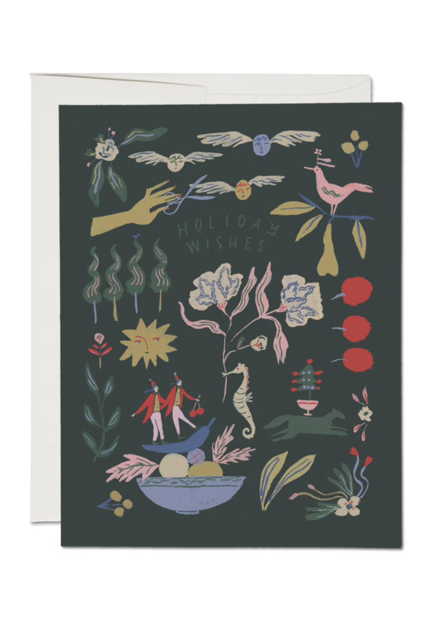 Emerald Holiday Card