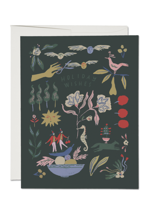 Emerald Holiday Card