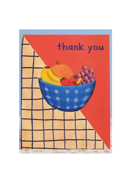 Fruit Bowl Thank You Card