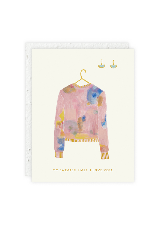 My Sweater Half Card