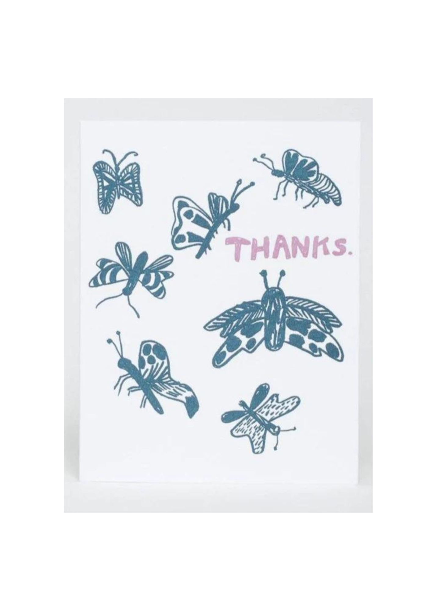 Thanks Moth Card