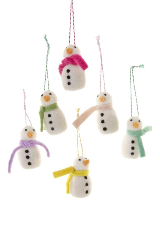 Merry + Bright Snow-People Ornament