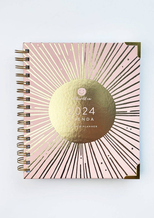 Sun & Moon 2024 Spiral Bound Planner