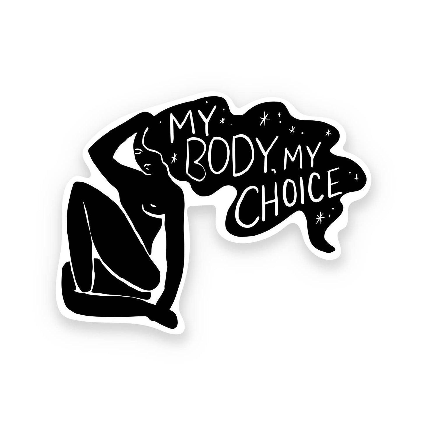 My Body Sticker | Black