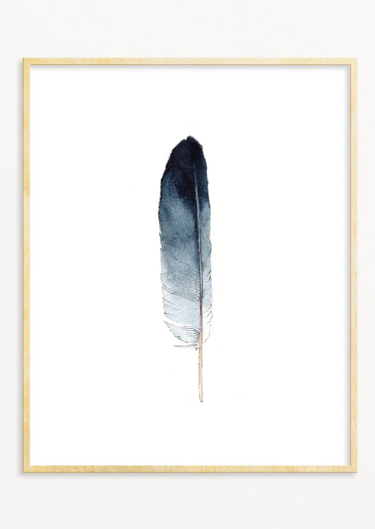 Lone Feather No. 15 Art Print