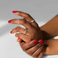 Lady in Red Nail Polish