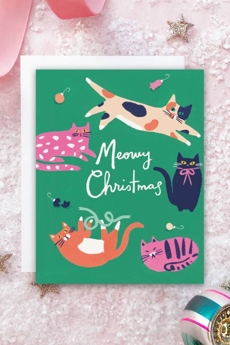 Meowy Christmas Card