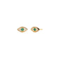 Evil Eye Earrings | Emerald CZ