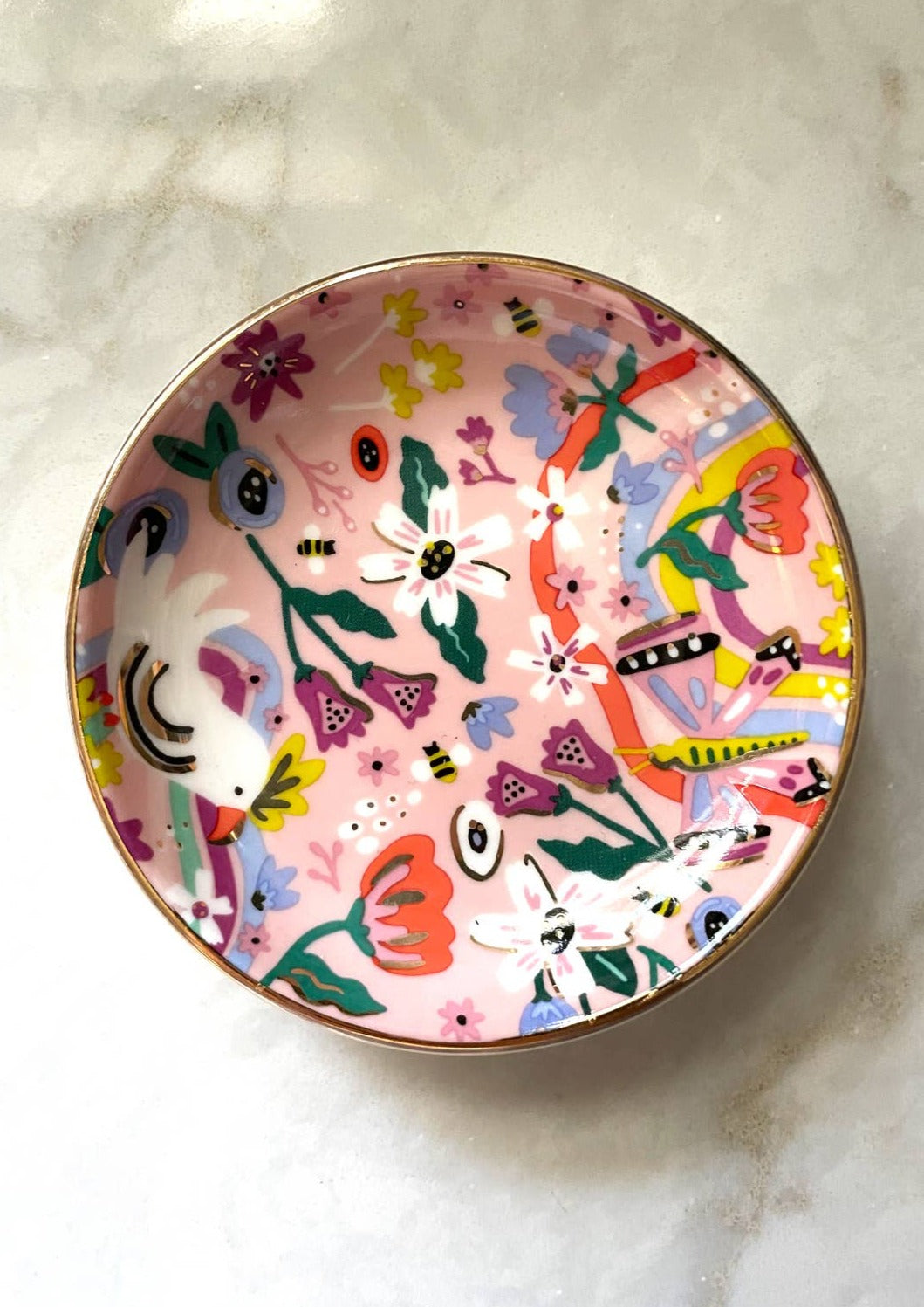 Butterfly Garden Trinket Dish