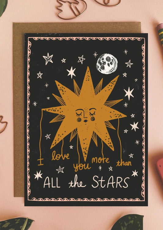 I Love You More than All the Stars Card