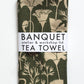 All-Linen Tea Towel | California Poppies