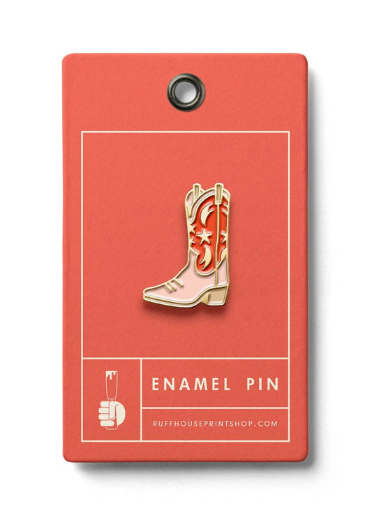 Cowboy Boot Enamel Pin