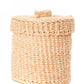 Sisal Lidded Container Basket | Blush
