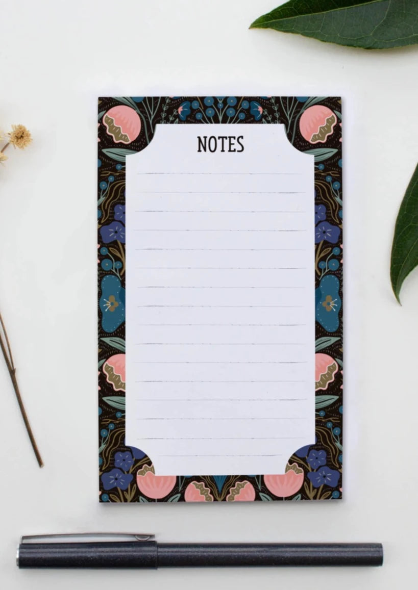 Night Flowers Notepad